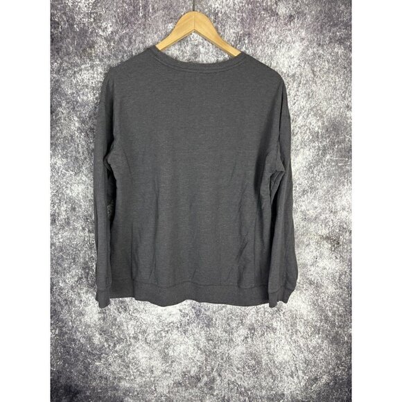Wildfox Women's Graphic soft "Easy Does It" Charcoal Sweatshirt Sz M MSRP $108 - Picture 13 of 16